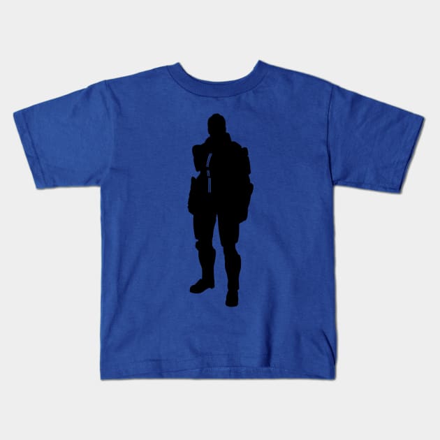 Mass Effect - Kaidan Alenko Kids T-Shirt by firlachiel